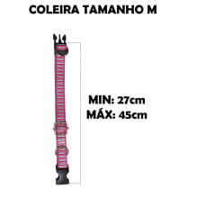 Cartela Coleira Premium Nylon Sortida M - 10 Un.