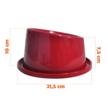 Comedouro Alto Elevado Ergonômico Postura Correta Gato 150 Ml