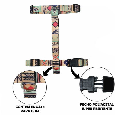 Peitoral H Com Guia Seda