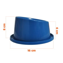 Comedouro Alto Elevado Ergonômico Postura Correta Gato 80 Ml