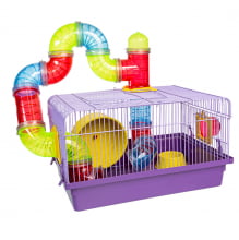 Gaiola Casinha Brinquedo Hamster 1 Andar Completa